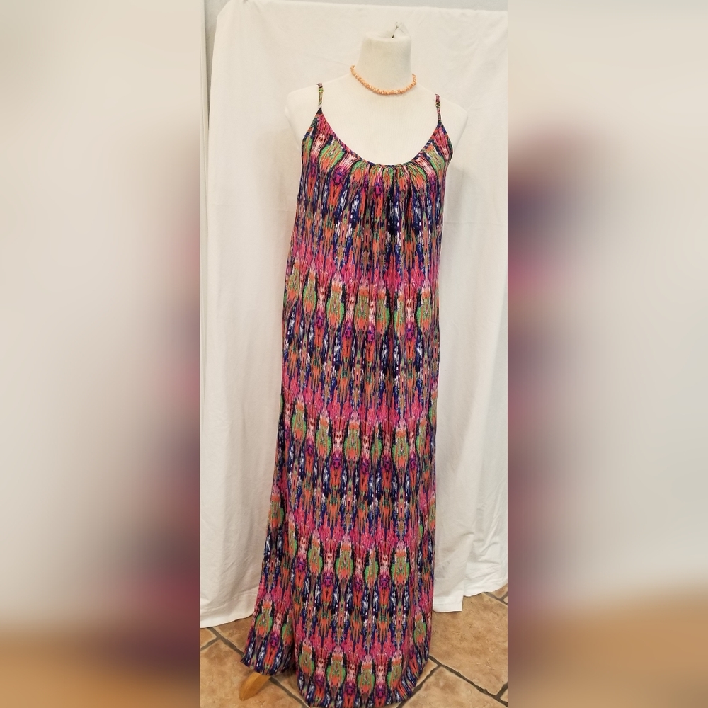 Tommy Bahama rayon strappy dress size medium
